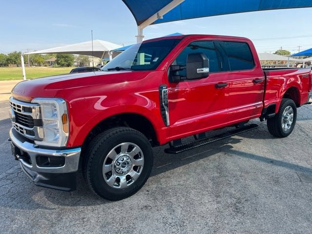 2024 Ford F-250 XLT in Red — front three-quarter view
