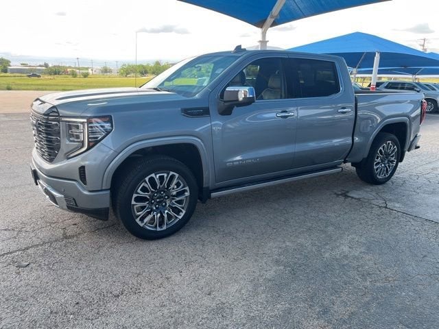 2026 GMC Sierra 1500 Denali Ultimate in Sterling Metallic — front three-quarter view