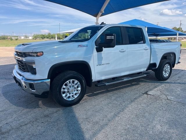 2024 Chevrolet Silverado 2500 HD LT in Summit White — front three-quarter view