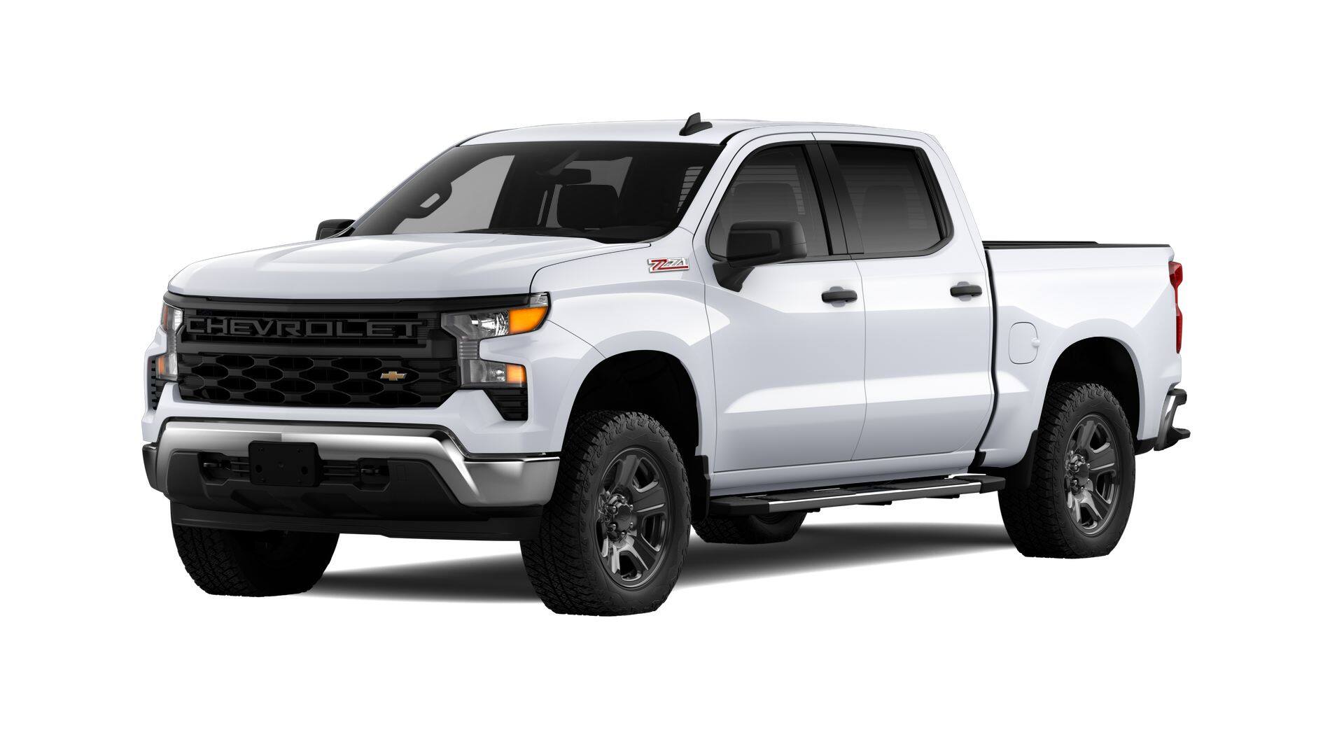 2026 Chevrolet Silverado 1500 WT in Summit White — front three-quarter view